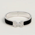 Signature H-Clasp Bangle – Minimalist & Secure Lock